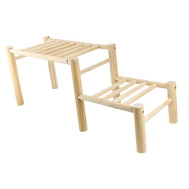 Imagem de IEUDNS Poleiro para Galinhas, Escada de Madeira para Galinheiro, Ginásio Fácil de Montar, Estrutura Minimalista, Suporte para Treinamento No Quintal E Área E