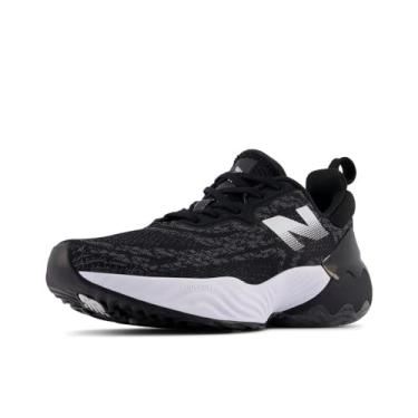 Imagem de New Balance Tênis de corrida feminino FuelCell Rebel Tr V2, Preto/Branco/Limão Descolorido Glo, 10.5