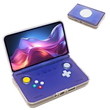 Imagem de NOUKAJU Capa para Retroid Pocket Flip 2, capa protetora para console de jogos, antiqueda, anti-arranhões, à prova de choque, capa protetora para console de jogos retrô Retroid Pocket Flip 2 (cinza