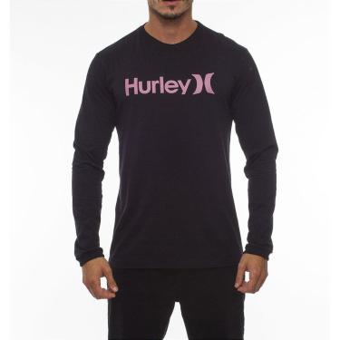 Imagem de Camiseta Hurley O & O Solid Manga Longa Masculina-Masculino