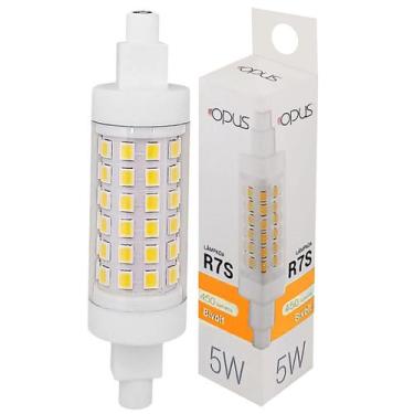 Imagem de Lâmpada Palito Led 5W R7S 78Mm Quente 3000K Bivolt - OPUS