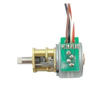 Imagem de Motor de arranque eletrônico de 15 mm Stepping Gear 5V 2 Phase 4 Wire 3mm D Shaft Full Metal Gearbox DIY Smart Robot