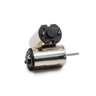 Imagem de 8 mm x 10 mm FF-M20 escova de metal para iniciação eletrônica DC 3V 5V 6V 27900RPM alta velocidade para equipamento de câmera digital de precisão, modelo de barco de carro de brinquedo