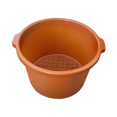 Imagem de FashionCha Banho de Pés, Banheira de Imersão, Lavatório para Assistir TV, Viagens, Limpeza de Casa, Lavagem de Carros, Hotel, castanho claro