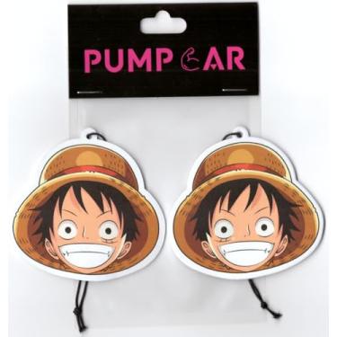 Imagem de PumpCar 2 peças cabeça Luffy pendurado dupla face desenho animado aroma cereja engraçado aromatizador de ar carro aranha legal pendurado para espelho retrovisor acessórios interiores de carro