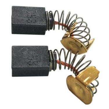 Imagem de Tolxh 2 peças #JM23500117 Conjunto de escovas de carbono CB-500 CB-501 CB501 CB500 Serra de esquadria composta LS0815F Novas peças de reposição compatíveis com Makita