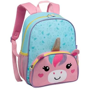 Imagem de Mochila Infantil, Nova Rio, Animais, Menina, 33 cm, Sortida