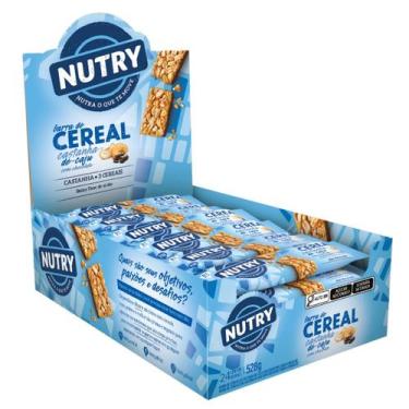Imagem de Barra de Cereais Nutry Castanha-de-Caju Chocolate 24 Unidades 22g, Cas