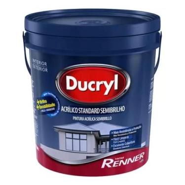 Imagem de Tinta Acr. Ducryl Semibrilho Branco 18l Renner