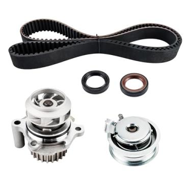 Imagem de KAX Kit de correia dentada TBK296 com roda dentada compatível com Beetle 1998-2005, Jetta 1998-2005, Golf 1998-2005 WP9020, 19253910, 06A109119C, 06A121011L
