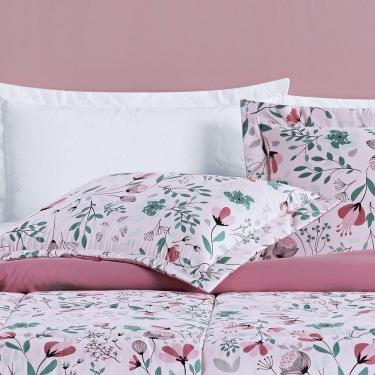 Imagem de Kit Edredom Avere 200 Fios Queen 03 Peças 100% Poliéster - Bothanica