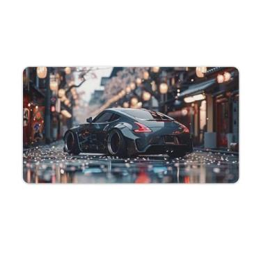 Imagem de FoRes JDM Car 370z Japanese Street Static Large Gaming Mouse Pads antiderrapante base de borracha tapete de mesa laptop acessórios de computador suprimentos bloco de escrita para escritório casa 40 x