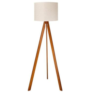 Imagem de Abajur De Chão Tripé 1,50cm Completo Com Cúpula E Fiação Luminária De Piso, Estilo Industrial para Sala, Quarto e Escritório