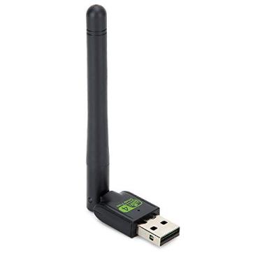 Imagem de SUNGOOYUE Adaptador de Rede Sem Fio USB Com Velocidade de 150 Mbps, Antena Externa 2dBi, Interface USB 2.0, Segurança WPA/WPA2, Compatível Com e Mac