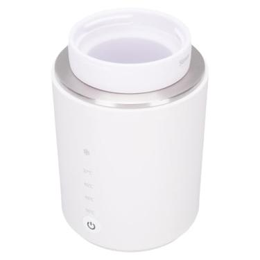 Imagem de ZJchao Aquecedor de Mamadeiras Portátil Aquecedor Rápido de 4 Engrenagens à Prova de Vazamentos Aquecedor de Mamadeiras para Leite Materno e Fórmula Com 2 Adaptadores Bateria de