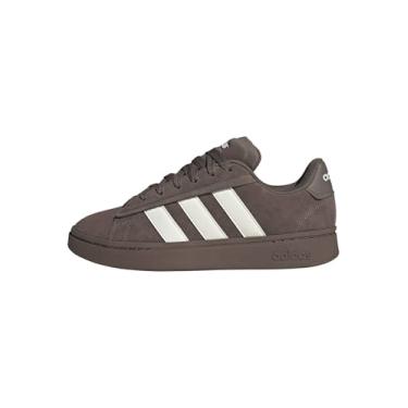 Imagem de adidas Grand Court Alpha Tênis masculino, Earth Strata/Off White/Earth Strata, 38