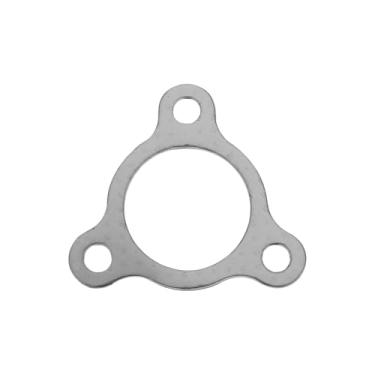 Imagem de Briny River Gaxeta de flange de escape de motocicleta com 3 furos de 48 mm com espaçamento de orifício de 34 mm ID compatível com Leovince ZX TT RR