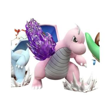 Imagem de Figura De Ação Dragonite Fire Punch Pokemon 10cm Modelo De PVC Brinque