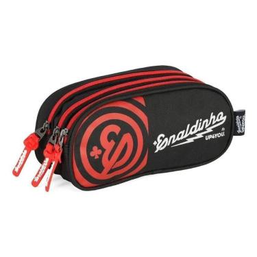 Imagem de Estojo Escolar Triplo By Enaldinho Vermelho Luxcel
