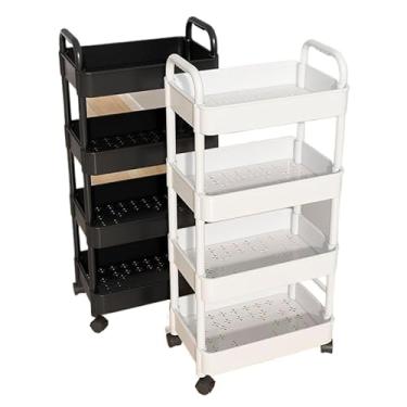 Imagem de Organizador Móvel Com 4 Prateleiras Para Diversos Itens Com Rodinha(4 camadas (aleatório))