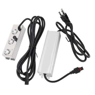 Imagem de KUIDAMOS Fabricante de Névoa de Paisagem Eficiente Com Nebulizador Ultrassônico de 3 Cabeças para Jardim Interno e Externo Em Aço Inoxidável (Plugue dos EUA)