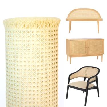 Imagem de Palha Indiana Tela de Rattan Natural Sextavada 2m x 80cm Para Decoração de Cadeiras e Móveis (Palha)