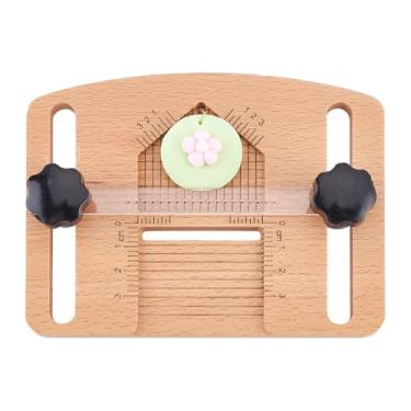 Imagem de PH PandaHall Brinco de argila de polímero de madeira guia de broca brincos de argila suporte de broca ferramenta de perfuração precisa argilas ferramentas acessórios para fazer joias, colar, pingentes