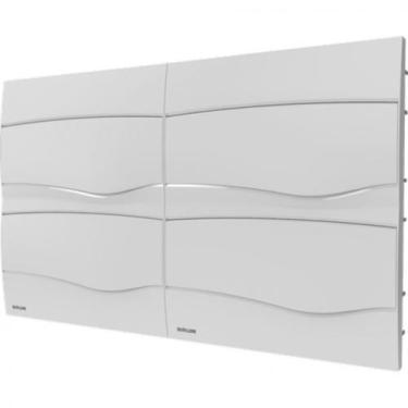 Imagem de Quadro Distribuição Embutir 48 Disjuntores Branco Din Brum