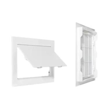 Imagem de Tampa De Acesso Universal De Plástico ABS Branco Para Inspeção Em Pare