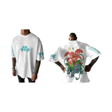 Imagem de Camiseta Masculina De Manga Curta Pokémon Summer Fashion Breathable Sp