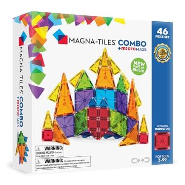 Imagem de Magna-Tiles MicroMAGS Conjunto combinado de 46 peças
