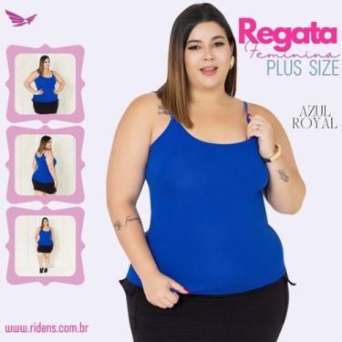 Imagem de Camiseta Regata Feminina Plus Size Tecido Premium De Alta Qualidade Pr