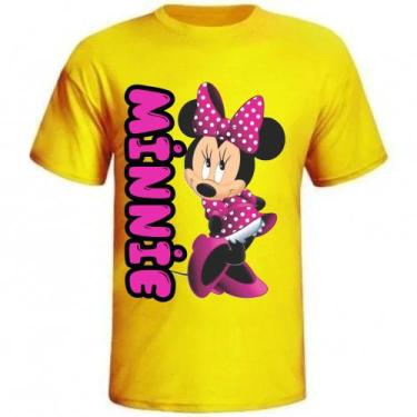 Imagem de Camiseta  Minnie fornecedor M&M Presentes Personalizados, Amarelo, GG