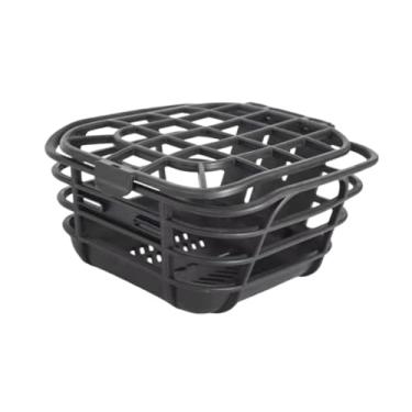 Imagem de menolana Cesto de bicicleta com parafuso de montagem, acessório versátil para ciclismo com tampa, cesto de carga para bicicleta elétrica, ideal para compras e