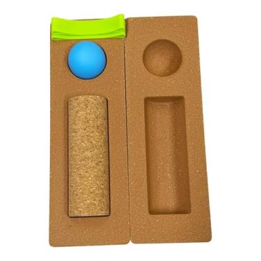 Imagem de Generic Prancha de equilíbrio, bola de massagem, rolo, faixas de resistência para condicionamento dos pés, Bola de Silicone Azul