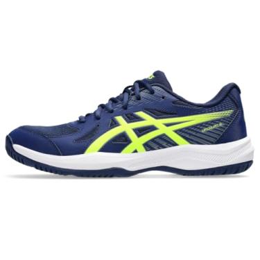 Imagem de ASICS Tênis de vôlei masculino Upcourt 6, Expansão azul/amarelo de segurança, 43