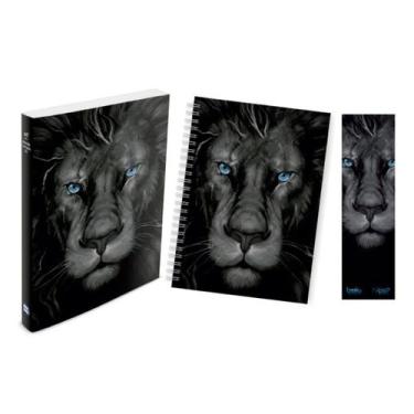 Imagem de Kit Leão Grafite - Planner + Bíblia Brochura ACF + Marca Página - BOOK