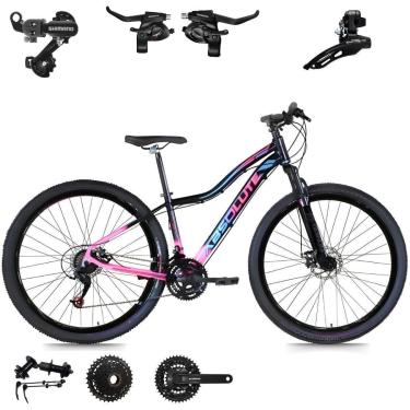 Imagem de Bicicleta Feminina Mtb Aro 29 Aluminio Absolute Hera 24v SHIMANO Cubo K7-Feminino