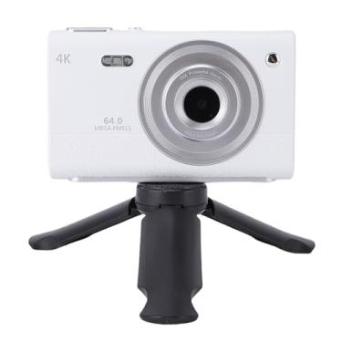 Imagem de Asixxsix Câmera Digital 4K, Fotografia Com Foco Automático Câmera Vlogging de 64MP de Dupla Zoom Digital 16X Aponte e Dispare Camara Fácil Transferência de Arquivos (Branco)