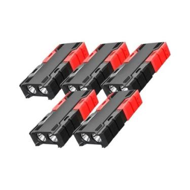 Imagem de Lanterna Portátil LED Recarregável Com Duas Lâmpadas USB Para Camping 