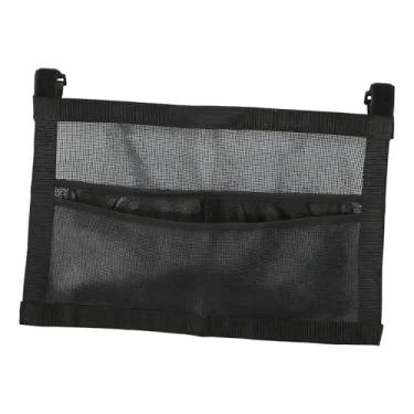 Imagem de Dynwave Suporte para raquetes de pingue-pongue, organizador suspenso, bolsa de malha fácil de instalar para guardar raquetes e bolas de tênis de mesa durante