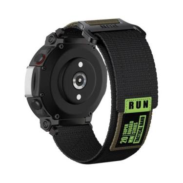 Imagem de Pulseira Tática De Nylon Para Huami Amazfit T-rex 2 3, Faixa Elástica 