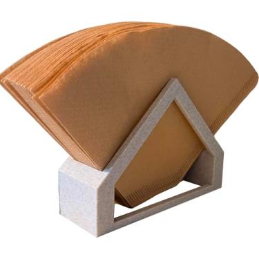 Imagem de DAM Merch Suporte de filtro de café compatível com Hario V60 01 02 e 03 (mármore)