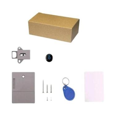 Imagem de Fechadura Digital Invisível RFID Para Armário Com Sensor De Cartão IC,