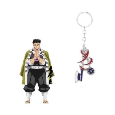 Imagem de Chaveiro De Espada De Anime Com Personagens Fofos, Pingente De Metal, 