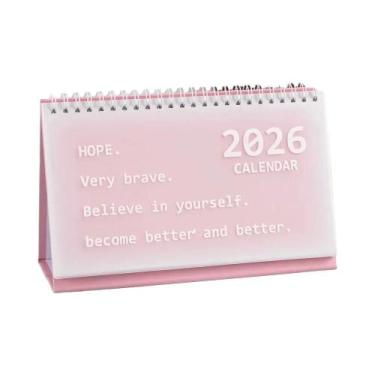 Imagem de 2026 calendário coreano simples, fresco e criativo plano de decoração 