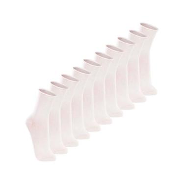 Imagem de Kit com 10 Pares de Meias sem Punho Casual Lupo 1275-011 Colorido, Bra