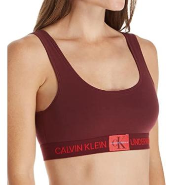 Imagem de Calvin Klein Sutiã feminino sem forro com monograma, Phoebe, P