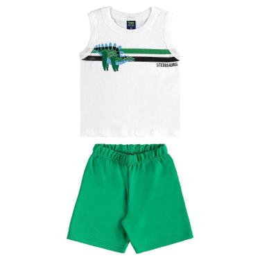 Imagem de Conjunto Regata Dino Bermuda Bee Loop-Masculino