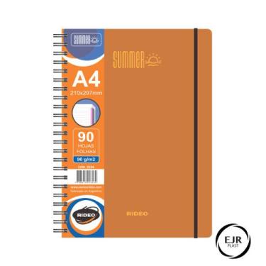 Imagem de Caderno A4 Rideo 90 fls 3 Mat Summer